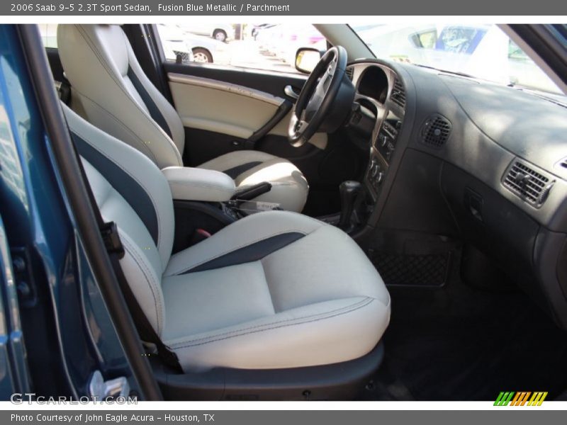 Fusion Blue Metallic / Parchment 2006 Saab 9-5 2.3T Sport Sedan