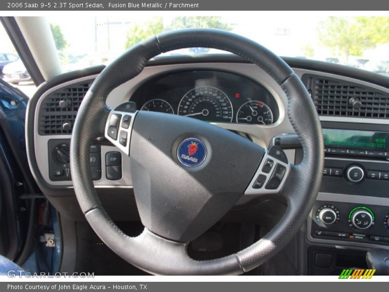Fusion Blue Metallic / Parchment 2006 Saab 9-5 2.3T Sport Sedan
