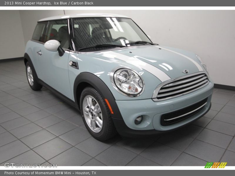 Ice Blue / Carbon Black 2013 Mini Cooper Hardtop