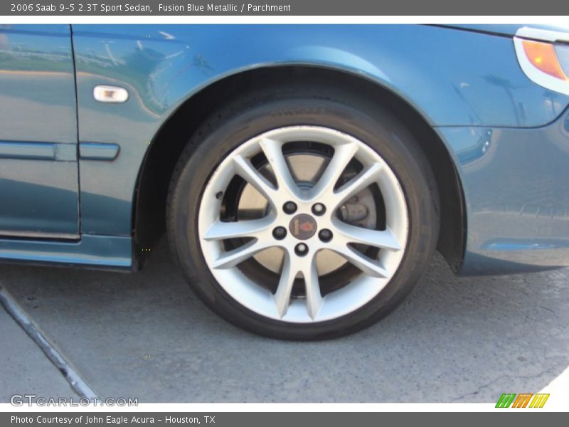 Fusion Blue Metallic / Parchment 2006 Saab 9-5 2.3T Sport Sedan