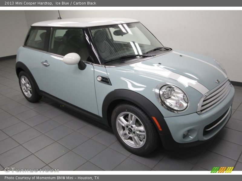 Ice Blue / Carbon Black 2013 Mini Cooper Hardtop