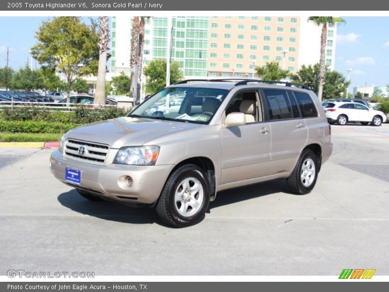 Sonora Gold Pearl / Ivory 2005 Toyota Highlander V6