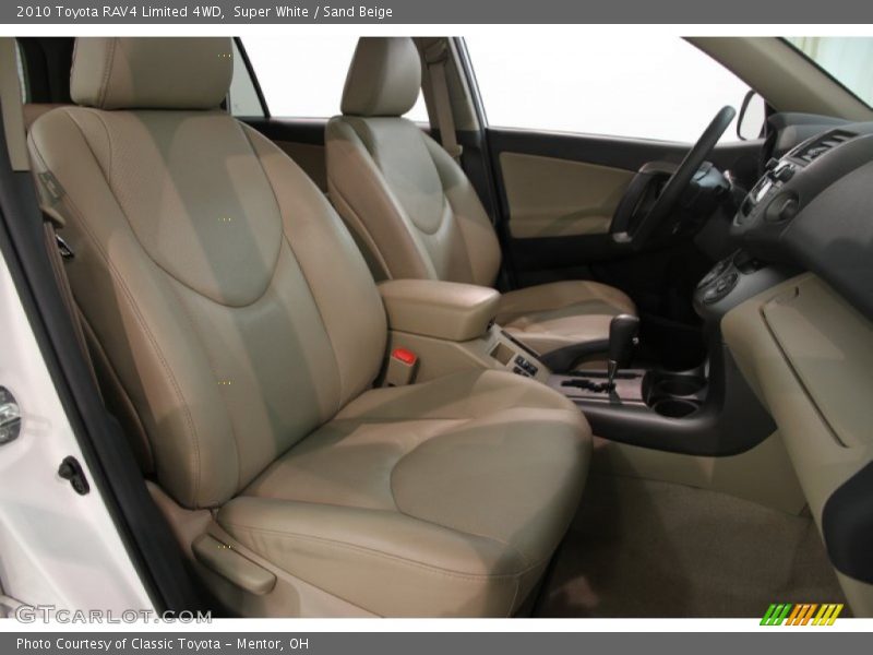 Super White / Sand Beige 2010 Toyota RAV4 Limited 4WD