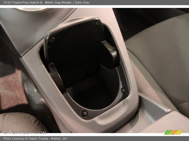 Winter Gray Metallic / Dark Gray 2010 Toyota Prius Hybrid III