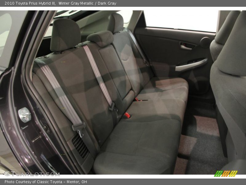 Winter Gray Metallic / Dark Gray 2010 Toyota Prius Hybrid III