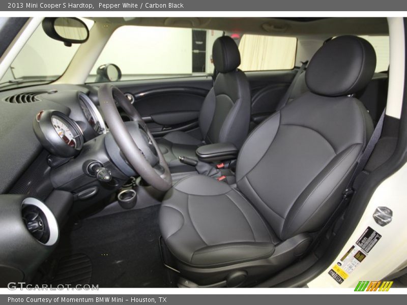 Pepper White / Carbon Black 2013 Mini Cooper S Hardtop