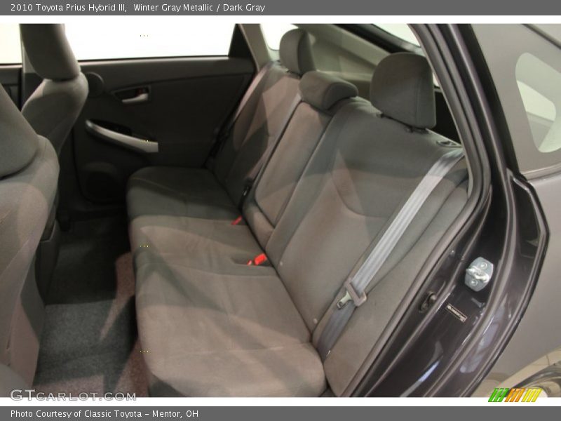 Winter Gray Metallic / Dark Gray 2010 Toyota Prius Hybrid III