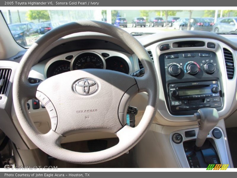 Sonora Gold Pearl / Ivory 2005 Toyota Highlander V6
