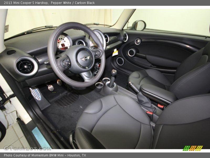 Pepper White / Carbon Black 2013 Mini Cooper S Hardtop