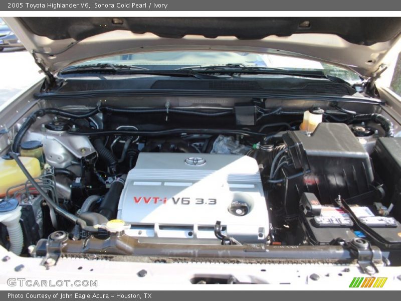 Sonora Gold Pearl / Ivory 2005 Toyota Highlander V6