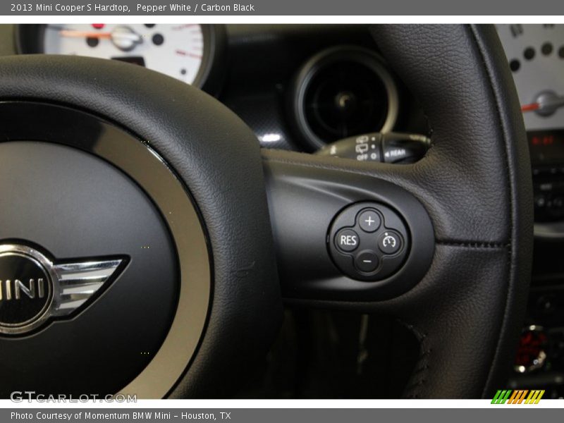 Pepper White / Carbon Black 2013 Mini Cooper S Hardtop