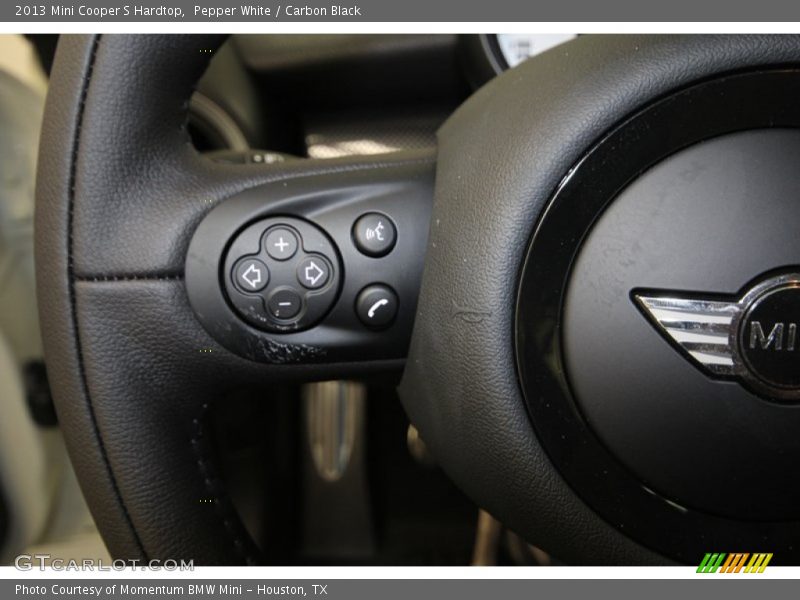 Pepper White / Carbon Black 2013 Mini Cooper S Hardtop
