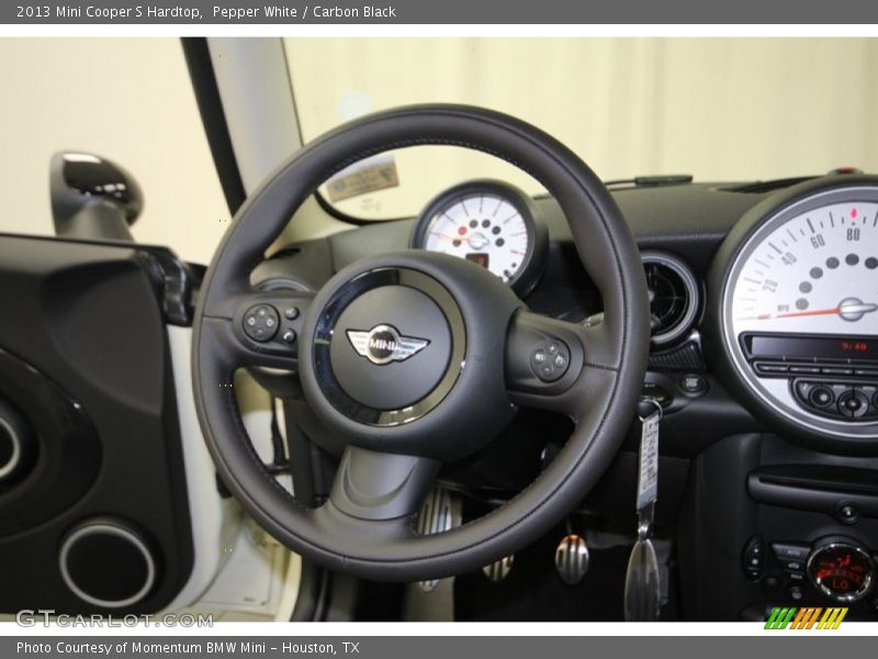 Pepper White / Carbon Black 2013 Mini Cooper S Hardtop