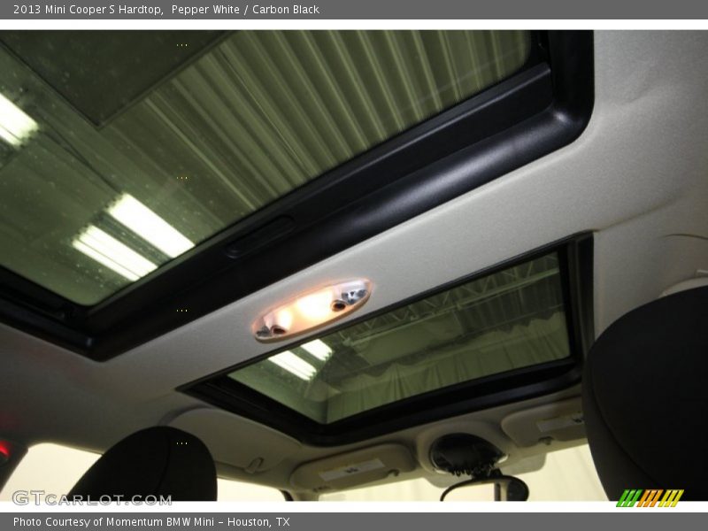 Pepper White / Carbon Black 2013 Mini Cooper S Hardtop