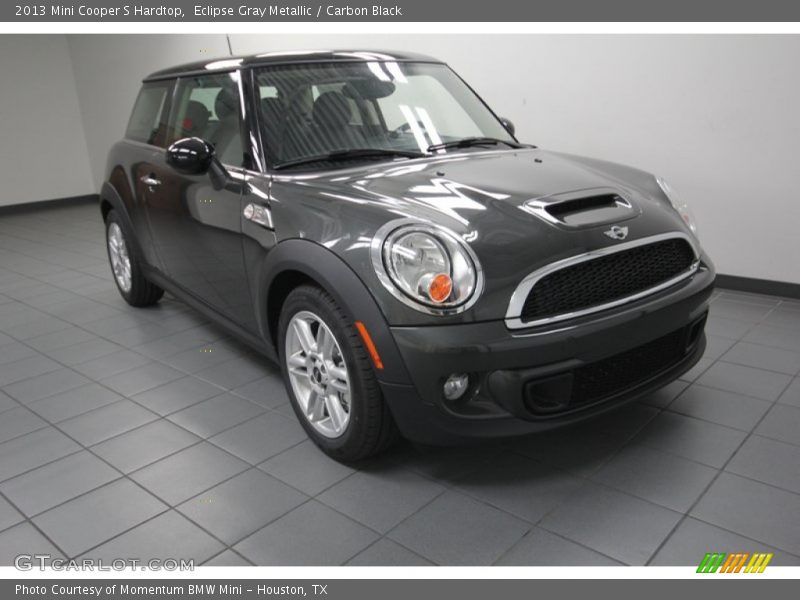 Eclipse Gray Metallic / Carbon Black 2013 Mini Cooper S Hardtop
