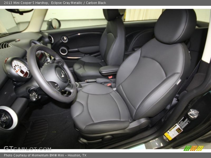 Eclipse Gray Metallic / Carbon Black 2013 Mini Cooper S Hardtop