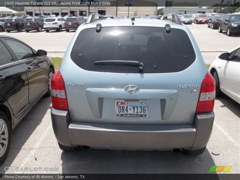 Alpine Frost Light Blue / Gray 2005 Hyundai Tucson GLS V6