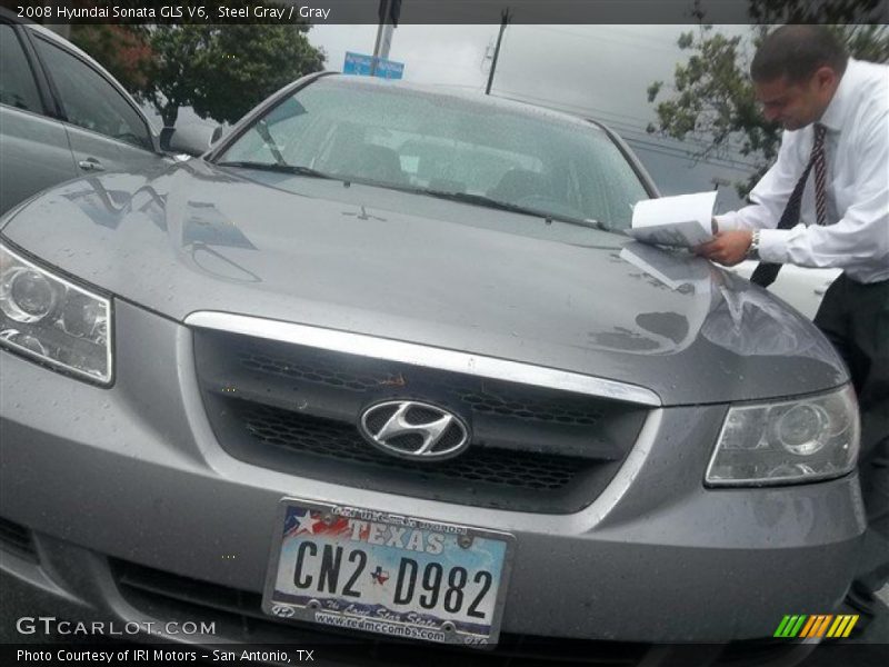 Steel Gray / Gray 2008 Hyundai Sonata GLS V6