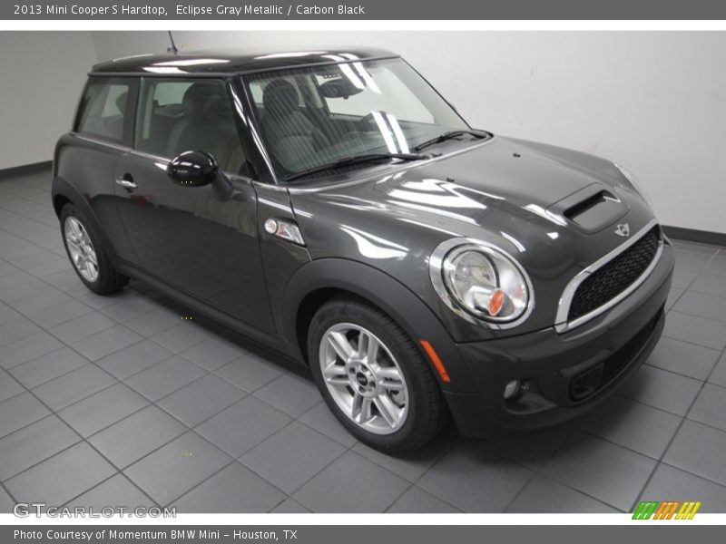 Eclipse Gray Metallic / Carbon Black 2013 Mini Cooper S Hardtop