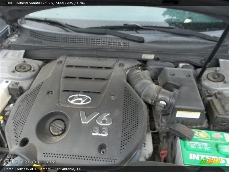 Steel Gray / Gray 2008 Hyundai Sonata GLS V6