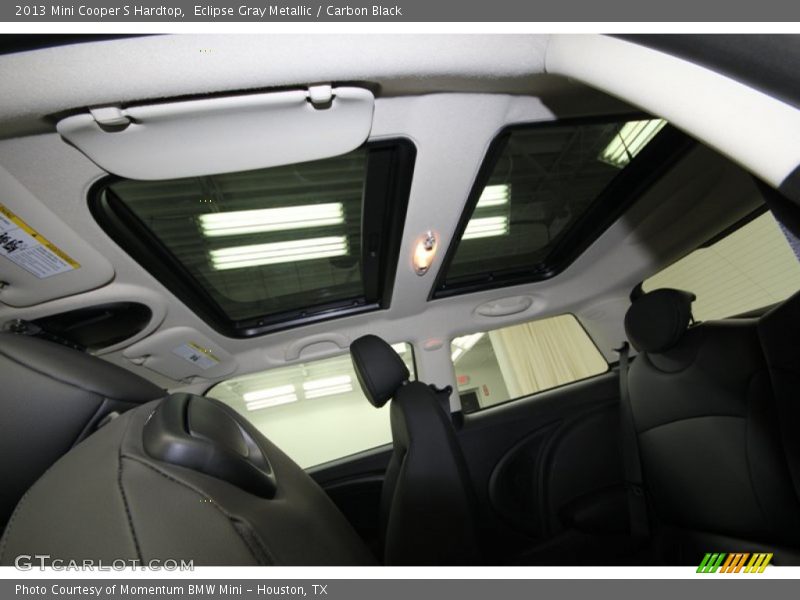 Eclipse Gray Metallic / Carbon Black 2013 Mini Cooper S Hardtop