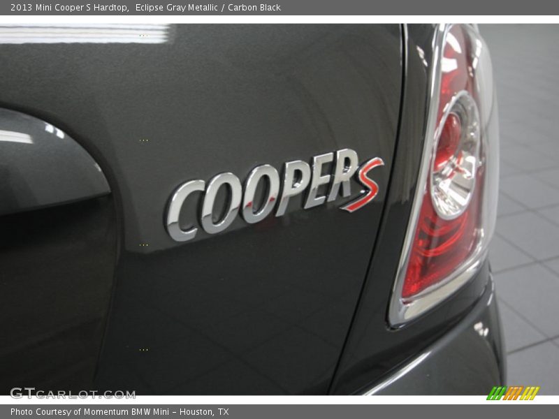 Eclipse Gray Metallic / Carbon Black 2013 Mini Cooper S Hardtop