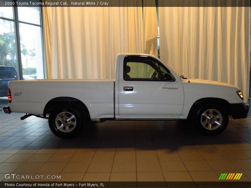 Natural White / Gray 2000 Toyota Tacoma Regular Cab