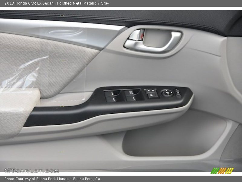 Polished Metal Metallic / Gray 2013 Honda Civic EX Sedan