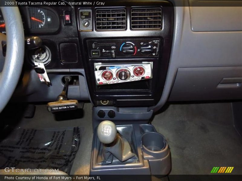 Natural White / Gray 2000 Toyota Tacoma Regular Cab