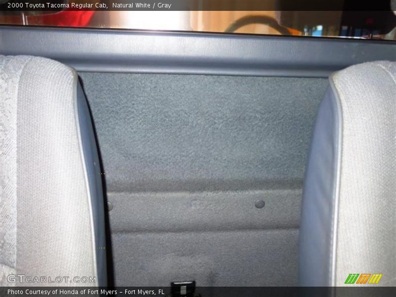 Natural White / Gray 2000 Toyota Tacoma Regular Cab