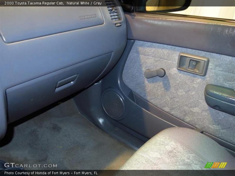 Natural White / Gray 2000 Toyota Tacoma Regular Cab
