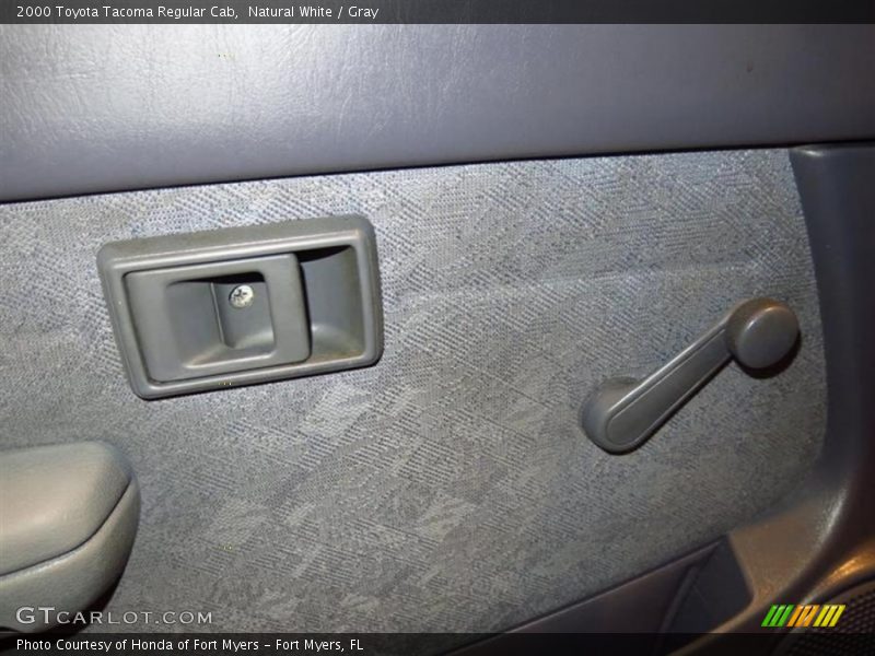 Natural White / Gray 2000 Toyota Tacoma Regular Cab