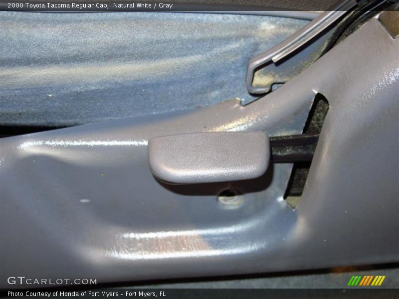 Natural White / Gray 2000 Toyota Tacoma Regular Cab