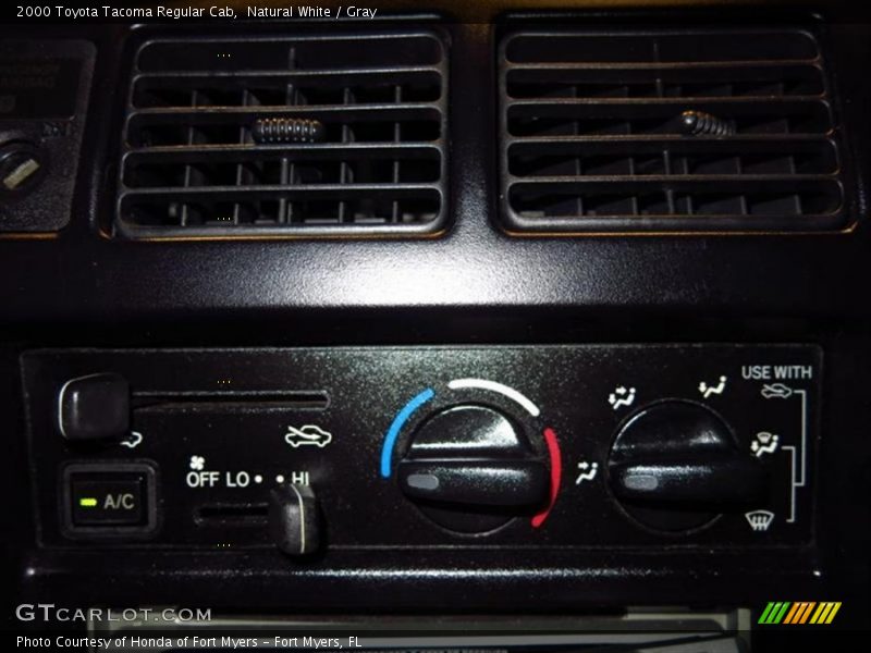 Natural White / Gray 2000 Toyota Tacoma Regular Cab