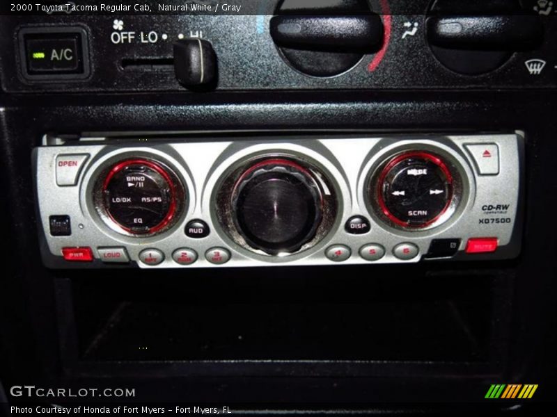Natural White / Gray 2000 Toyota Tacoma Regular Cab