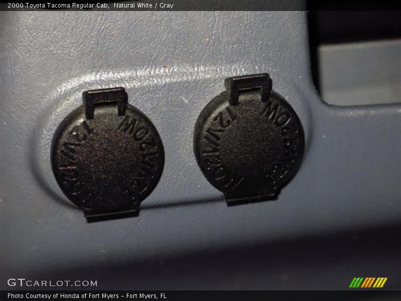 Natural White / Gray 2000 Toyota Tacoma Regular Cab