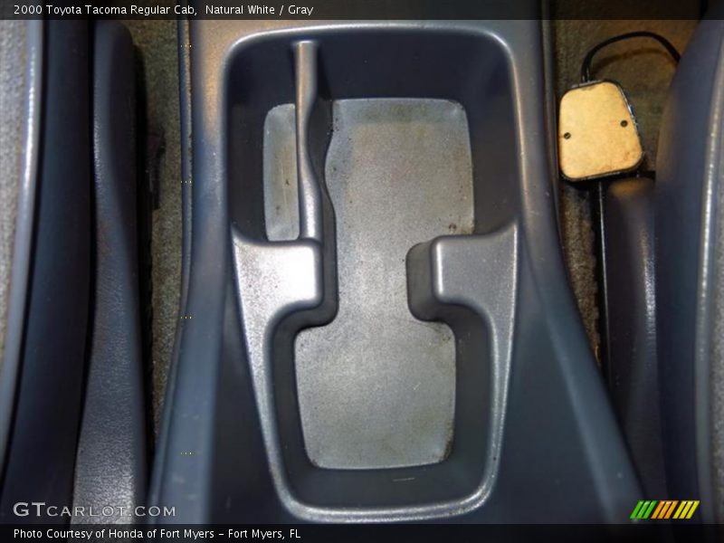 Natural White / Gray 2000 Toyota Tacoma Regular Cab