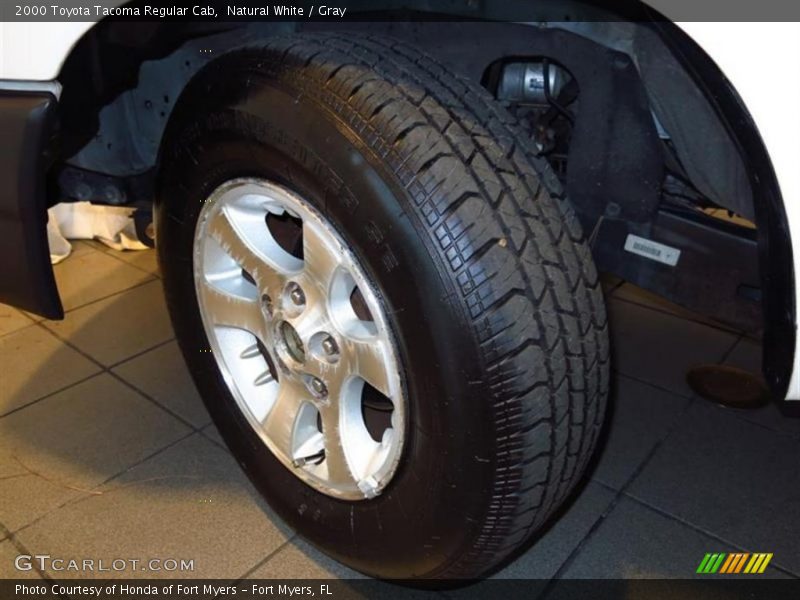 Natural White / Gray 2000 Toyota Tacoma Regular Cab