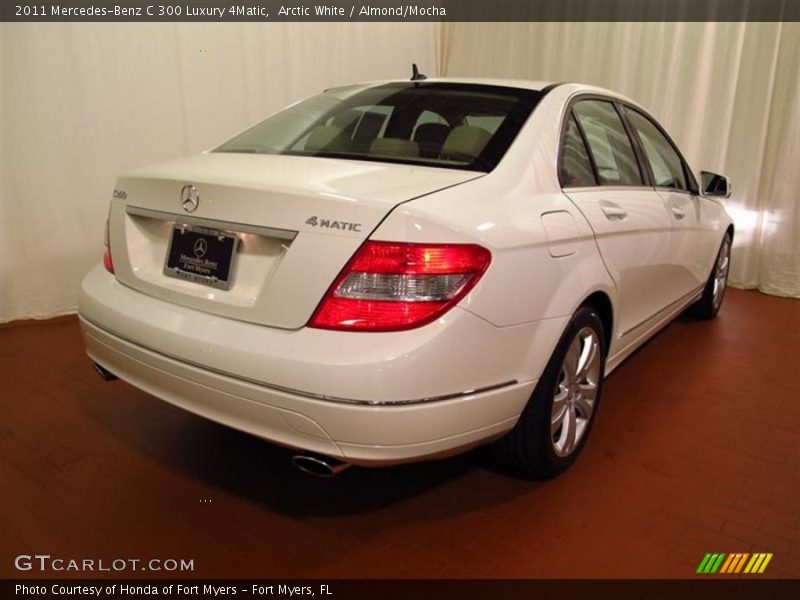 Arctic White / Almond/Mocha 2011 Mercedes-Benz C 300 Luxury 4Matic