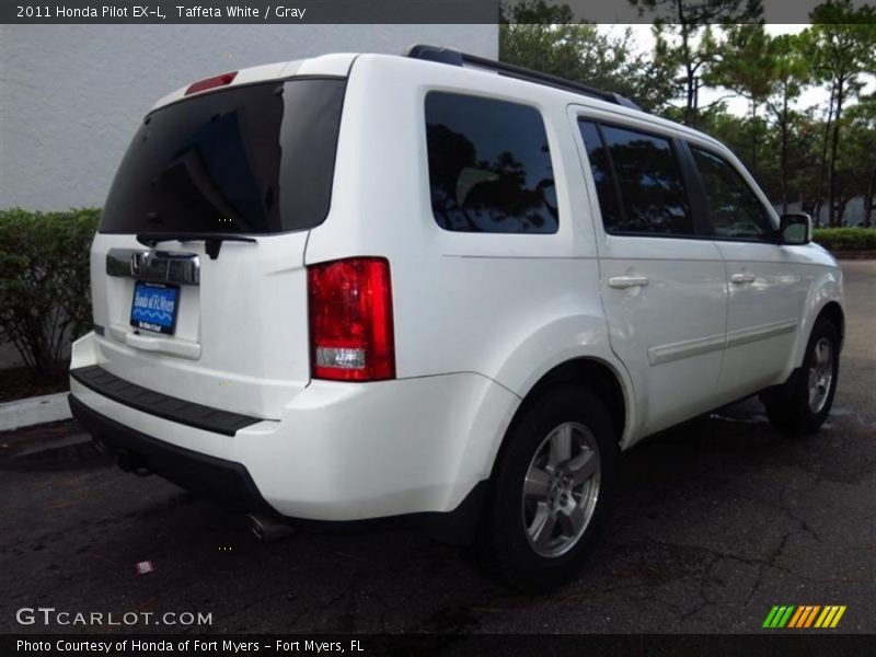 Taffeta White / Gray 2011 Honda Pilot EX-L