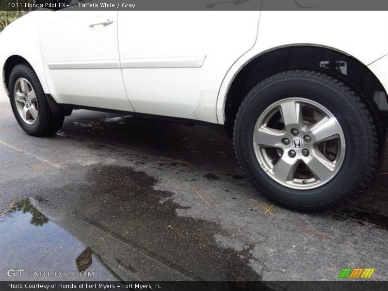 Taffeta White / Gray 2011 Honda Pilot EX-L