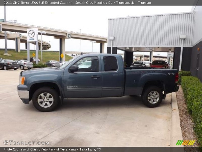 Stealth Gray Metallic / Dark Titanium/Light Titanium 2011 GMC Sierra 1500 SLE Extended Cab 4x4