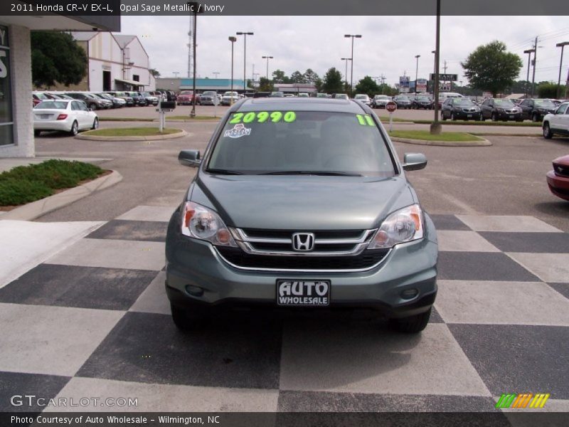 Opal Sage Metallic / Ivory 2011 Honda CR-V EX-L