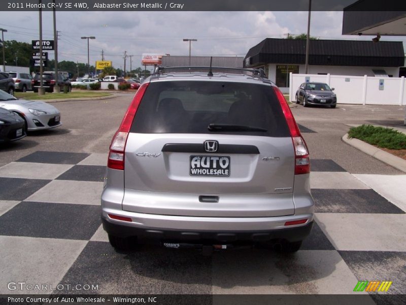 Alabaster Silver Metallic / Gray 2011 Honda CR-V SE 4WD