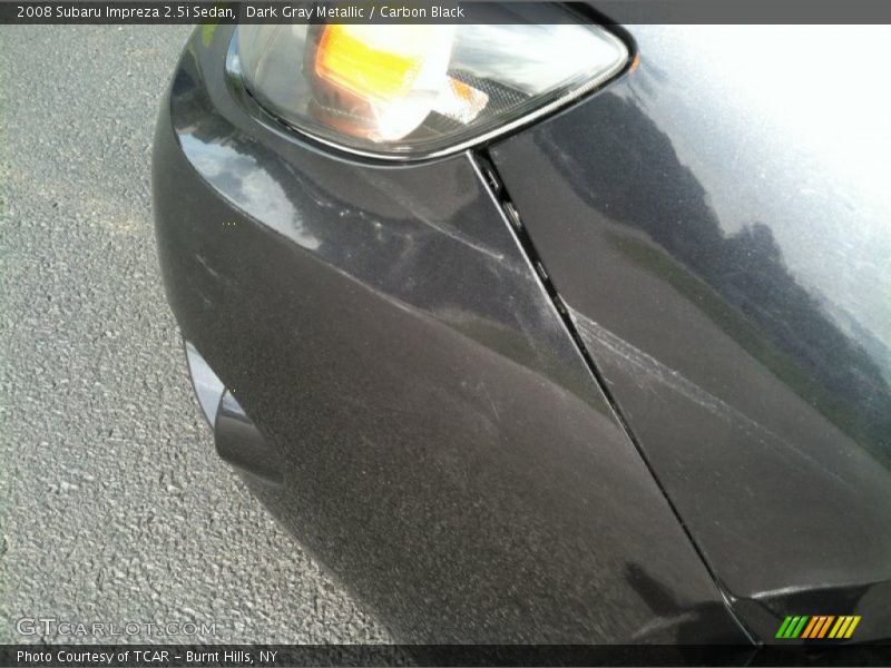 Dark Gray Metallic / Carbon Black 2008 Subaru Impreza 2.5i Sedan