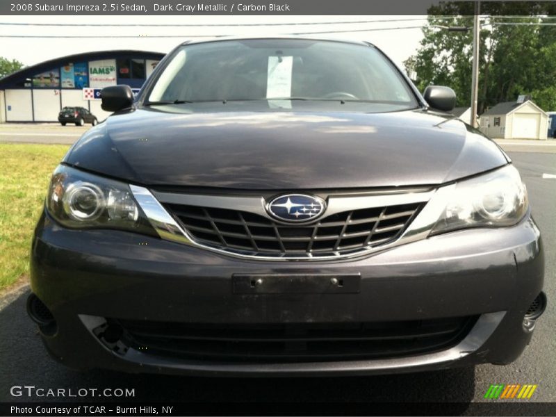 Dark Gray Metallic / Carbon Black 2008 Subaru Impreza 2.5i Sedan