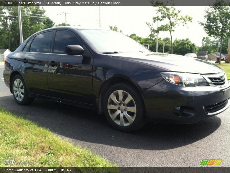 Dark Gray Metallic / Carbon Black 2008 Subaru Impreza 2.5i Sedan
