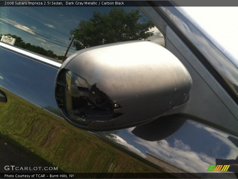 Dark Gray Metallic / Carbon Black 2008 Subaru Impreza 2.5i Sedan