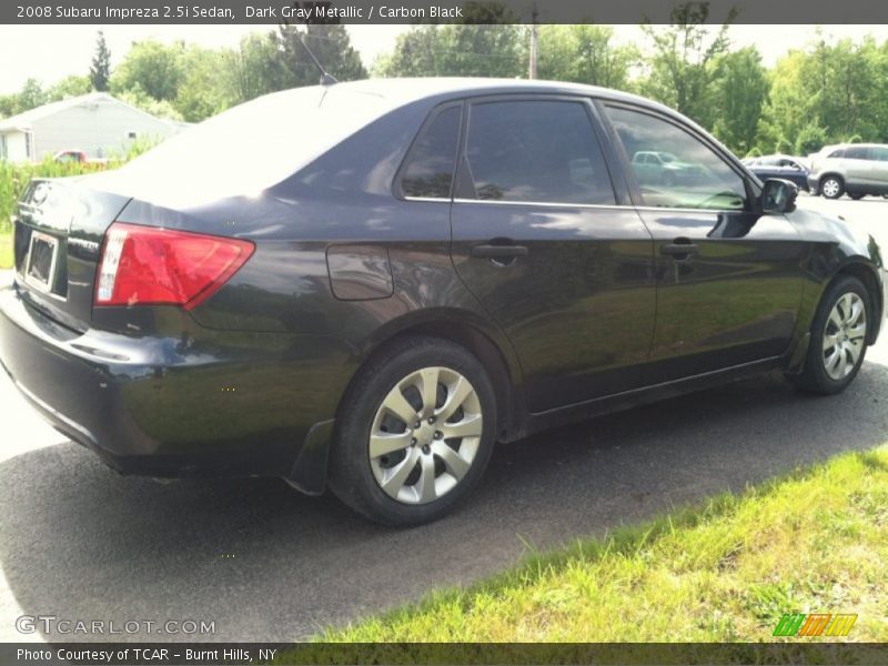 Dark Gray Metallic / Carbon Black 2008 Subaru Impreza 2.5i Sedan