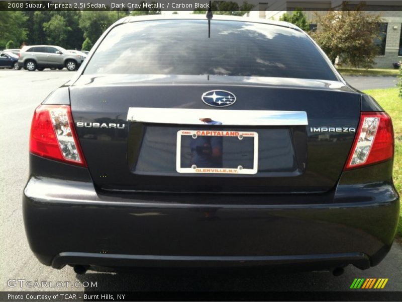 Dark Gray Metallic / Carbon Black 2008 Subaru Impreza 2.5i Sedan